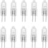 Pack of 10 - 10 Watt 6V JC G4 Base Halogen Lamp