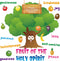 Classroom Tree Bulletin Board Set, Tree Cutouts for Elementary School Teacher Chalkboard Supplies (Fruit Style)