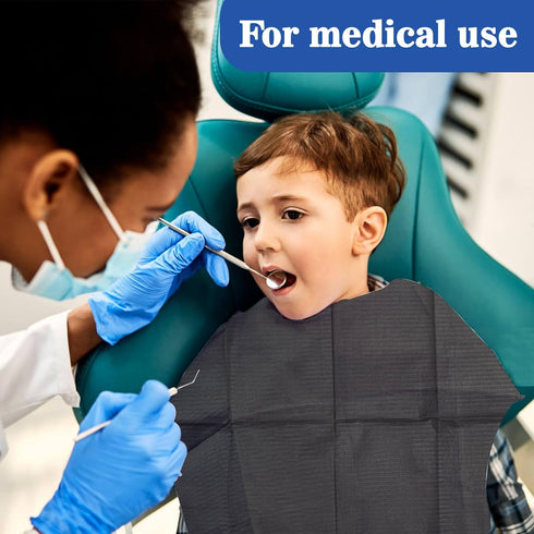 60pcs Dental Bibs Disposable - Dental Bibs Dentist Tattoo Bibs Black Nails Bibs Towels Table Covers Dental Pads Mats