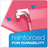 Pendaflex Reinforced Hanging File Folders, Pink, Letter Size, 25/BX, 1/5 Cut (4152 1/5 PIN)