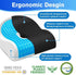 TranquilRelax Tailbone Seat Cushion Office Chair Cushion for Back & & Sciatica Pain Relief, Black Memory Foam Desk