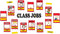 Eureka Peanuts Mini Class Jobs Bulletin Board Set - 46 Pieces Classroom Decorations for Teachers