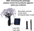 25.9 8 20 FT Dragonfly Solar String Lights, Modes Waterproof Multicolor Lights Outdoor, LED Solar Powered Dragonflies