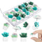 Cute Decorative Push Pins Set, 20 Pcs Succulent Push Pins for Cork Board, Fun Office Supplies for Classroom and Wall