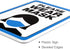 Excello Global Products 5"x7" Please Wear Mask Sign: Plastic Sign for Businesses with Adhesive Strips (Pack of 2)
