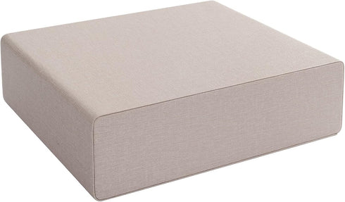Stackable PU Leather Drawer Organizer, Handmade Classic Desk Caddy for Home Office, Sort A4 Paper, Beige, 13.1x10x3.7in