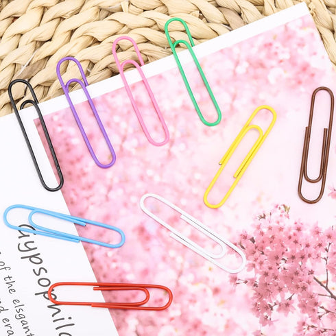 400 Pcs Paper Clips Medium Jumbo Paper Clips Colored Paper Clips for School Office Personal Use(2 in) by acDesign