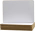 Flipside Products 6" x 9" Two-Sided Dry Erase White Boards, 12 Pack Classroom Lapboards for Group Participation