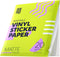 Premium Printable Vinyl Sticker Paper for Inkjet and Laser Printer - 20 White Matte Waterproof Adhesive Paper 8.5 x 11
