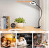 10 Dimmable 3 Woputne Desk Lamp Clip Light, Brightness Light Modes Reading Light, Clamp Bedside Lamp for Painting