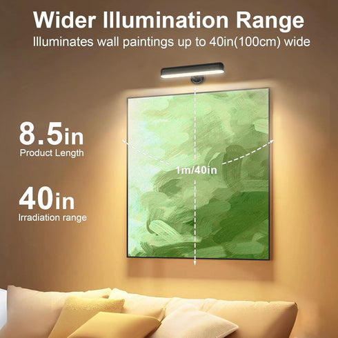 7500mAh 360Rotate, 3 Dimmable, 15 1 Pack, Battery Operated Wall Sconce, Rechargeable LED Wall Light for Bedroom