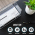 Nadex Clear Acrylic Check Tray, 2.5mm Thickness Durable Deposit Ticket and Cheque Holders for Deposit Slips and Vouchers
