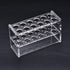 uxcell Acrylic Test Tube Holder Lab Stand Rack, 2x6 Wells for 10ml Centrifuge Tubes, Clear
