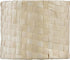Aspen Creative 50502 5" 5" 4" Natural Palm Leaf Chandelier Clip-On Drum Shade, Top x Bottom x Height