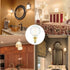 Bulbs,E12 Bulbs,4W 40 Bulb,400lm,Warm 2700K,Globe Bulb Bulb Decorative,6Pack. LED Frosted Candelabra Light Edison LED