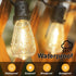 Edison LED Light Bulbs, 10 Pack ST38 Clear Replacement, Fits C7 E12 Screw Base, Vintage 0.6W Dimmable Waterproof
