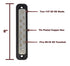 10 Terminal Bus Bar Kit for Power and Ground Distribution, Heat Shrink Ring Terminals and Cover Included