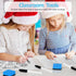 PANDRI 16 Pack Dry Erase LapBoards, Double Sided 12.5 x 9 Inch Whiteboards with Erasers and Markers