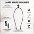 2 Set 11.5" 1.46" PATIKIL Lamp Shade Harp Holder, Heavy Duty Detachable Lampshade Brackets with Height Solid Metal