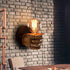 Aomesinc Vintage Wall Sconce Industrial Hand Shaped Wall Light Fixture Edison Lamp Fixture Indoor for Bedroom Kitchen