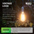 Sunco Lighting 4 Pack LED Edison Light Bulbs, 3000K Warm White, CRI90 7W Equivalent 60W, Vintage Style, E26 Base