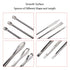 22 Pieces Steel Lab Spatula Micro Scoop Set, Tiny Mixing Spatula for Laboratory Sampling Spoon