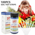 Soil Test Strips, 100 Tests PH Strips for Testing Soil, 0-14 PH Soil Tester Kit