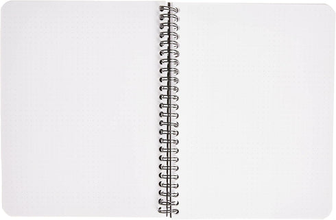 RHODIA 193439C A5+ Spiral Notebook, Full Bound, Dot Dot, 160 Detachable Pages, White Clairefontaine Paper