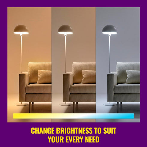 65W BR30 Bulb Pack 1 E26- WiZ Color LED Smart - of - Indoor - Connects to Your Existing Wi-Fi - Control with Voice
