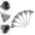 20Pcs Wire Wheel Brushes Cup-shape Steel Wire Brushes with 3/32" Shank for Rotary Tools