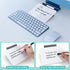 Small Desktop Dry Erase White Board, 8"×6" Glass Whiteboard with Stand for Notes, Mini Notice Board for Home Office