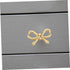 KALLORY Brass Bowknot Drawer Pulls Vintage Cabinet Handles for Dressers Shoe Cabinets and Bedside Tables Stylish