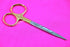 Premium German Iris Supercut Micro Dissecting Scissors, Curved 4.5" with Tungsten Carbide Inserts