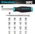 DURATECH Multi-bit Screwdriver Set, 18-in-1 with T-bar and Precision Screwdriver for Repairing