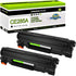 greencycle Compatible Toner Cartridge Replacement for HP 85A CE285A - Black, 2-Pack for Laserjet Printers