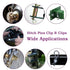 10 Pcs 4 Big Sizes Stainless Steel Cotter Pins R Clips Retaining Pins Hitch Pin Hair Pin Assortment Spring Clip Retainer Pins Kit for Hitch Pin Lock System, Garage,Trucks, Engine Repair