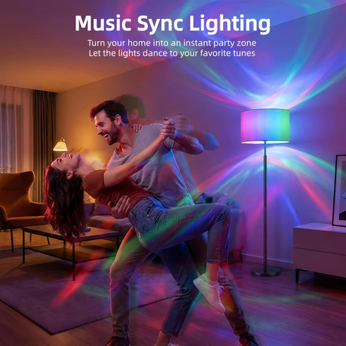 Bulbs 6Pack Bulbs 9W A19 E26 800LM Bulb, 2.4GHz 50+ Bulbs Smart Light with Remote, Color Changing Light Work w/Alexa