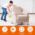 Ninsula 10PCS 3 1/2" Furniture Sliders, Furniture Sliders for Hardwood Floors, Reusable for Carpet, Heavy Duty