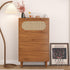 Countertops 24"x160" Chestnut Wood Contact Paper Peel and Stick Brown Wood Vinyl Wrap for Desk Cabinets Wide Removable