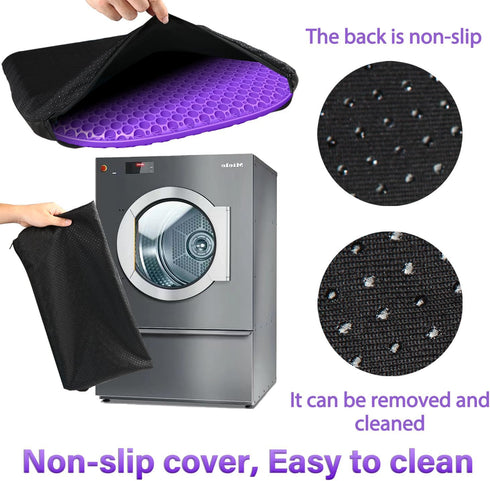 TONINT (18" 17") Large Gel Seat Cushion for Long Sitting with Non-Slip Cover, Soft & Breathable, Seat Cushion