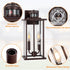 16" E12 Bulbs, 2 Pack) Motion Sensor Outdoor Wall Lights, Waterproof Large Exterior Sconce, Compatible with Base Modern
