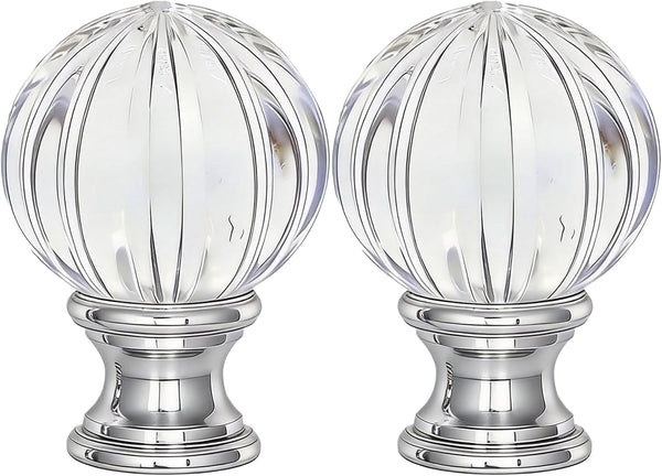 Glveaoui 3pcs Art Finials Lamp Decor Replacement Light Screw Caps Knob for Lamp