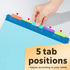 SUNEE Hanging File Folders Blue, 25 Pack Letter Size with 1/5-cut Tabs for Home and Office Bulk File Organization
