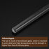 MECCANIXITY 6Pcs 3.3 Borosilicate Glass Stick, 7.87" Length 8mm Dia Stir Rod Mixing Tools with Both Ends Round