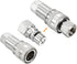 PATIKIL Hydraulic Quick Connect Coupler Set - Carbon Steel G1/4 Female Pipe Fitting Plug Adapter