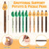 Sayglossy 60 Sets Employee Appreciation Gifts Bulk Positive Pickle Potato Pens with Animal Pun Note Cards Thank You