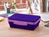 It's Academic Flexi Storage Box, Folding, Collapsible, Adjustable for Pencils, Supplies, Purple (23135)
