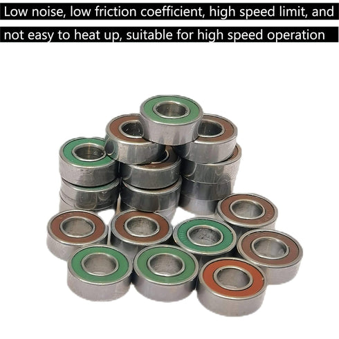 20 pcs MR115-2RS 5x11x4mm Replacement Precision Ball Bearings, MR115 2RS