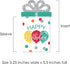 Set 8 Big Dot of Happiness Colorful Happy Birthday - Birthday Party Money and Gift Card Sleeves - Nifty Gifty Card
