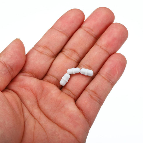 MECCANIXITY Magnetic Stirrer Mixer, 10mm PTFE Coating Stir Bar Rod for Laboratory, 10 Pcs